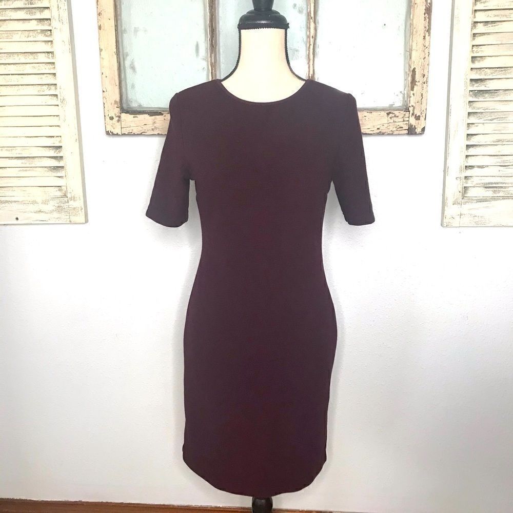 Cute Dark Purple Mario Serrano Cocktail Dress